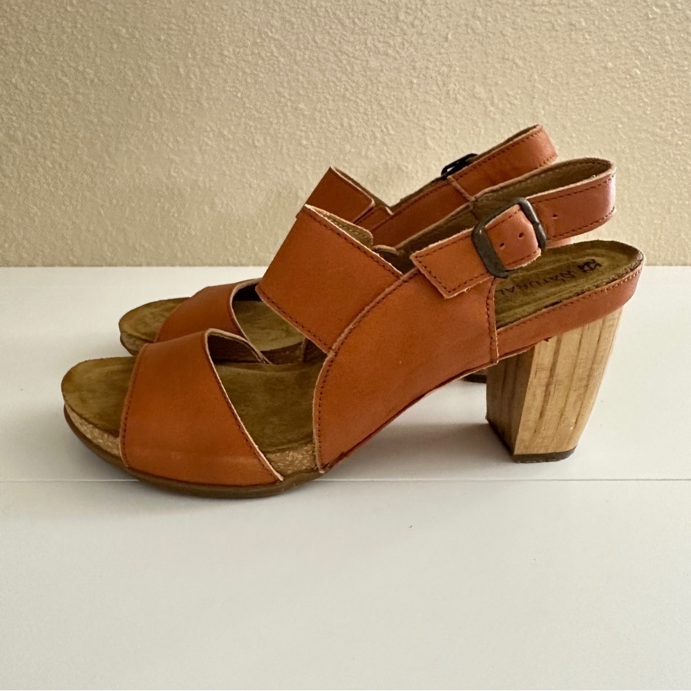 El Naturalista Women's Kuna N5020 High Heel Sandals in Tan Brown sz EU 41/US 10 - Picture 7 of 16